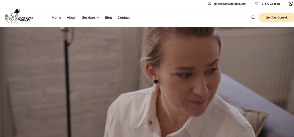 Jane Gore Therapy Website